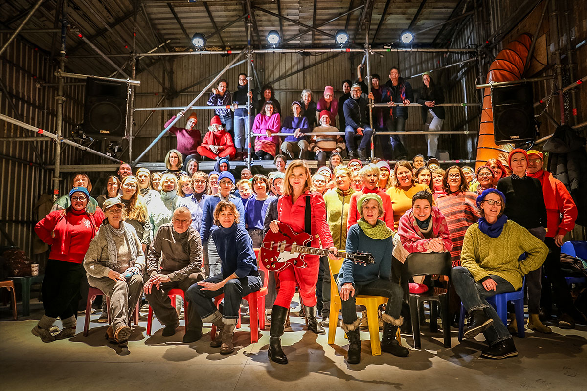 Singen für die Wärme