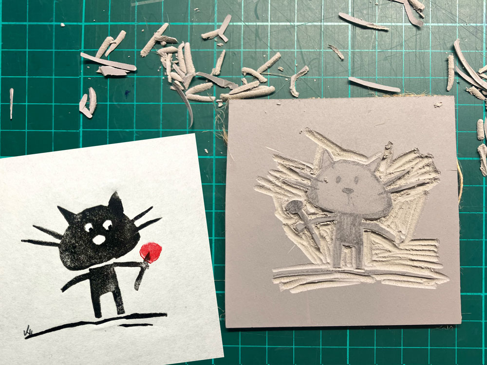 Workshop Linolschnitt mit Kirsten Höcker (ab 10 Jahren)