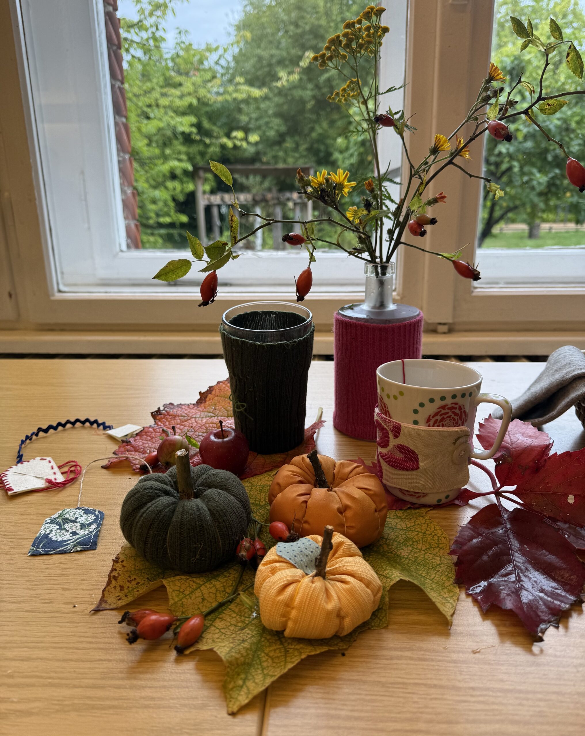 Der Herbst wird hygge - Upcycling-Workshop mit Constanze Hacker